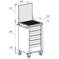 Тумба мобильная ITP-ТM
