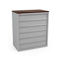 Шкаф картотечный КД-536 (без перегородок, 6 ящ.)