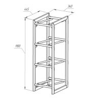 Стеллаж для воды СТЕЛМИС-4