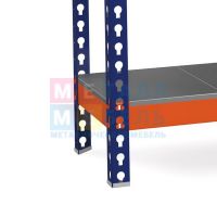 Стеллажи ПРОФИ Т (настил металл 450кг на полку)