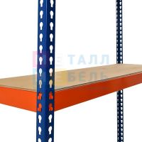 Стеллажи ПРОФИ Т (настил фанера 350кг на полку)