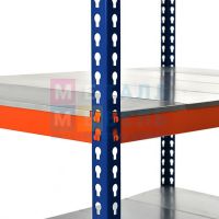 Стеллажи ПРОФИ Т (настил металл 450кг на полку)