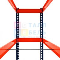 Стеллажи ПРОФИ Т (настил фанера 350кг на полку)