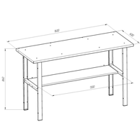 Верстак слесарный VERTON-3-OO